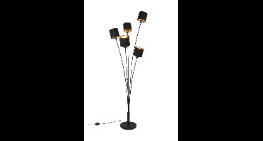 Trio VloerlampTommy 5-lichts zwart - R46335979
