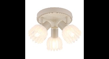 Globo 3-lichts plafondspotPlanta zand bruin - 54317-3