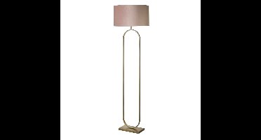 Searchlight VloerlampModish brons met roze kap - EU95102PI