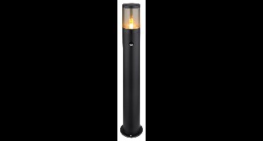 Globo Zwarte terraslampXeloo 80 cm - met sensor - 32016BSS