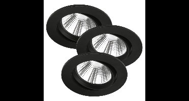 Nordlux Set van 3 spotsFremont zwart - 47580103