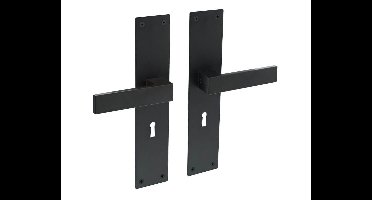 Intersteel Moderne deurklinkAmsterdam sleutelgat zwart - 0023.057124