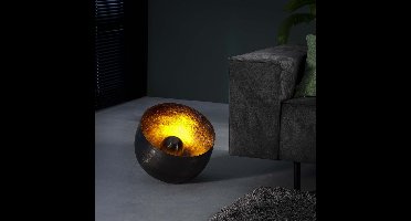 Lyora Industriële floodlightBasket Ø 36cm - zwart nikkel - 7684/31Z