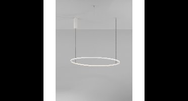 Lyora Ronde hanglampTarquin wit Ø 80cm - 9345604