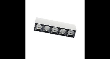 Lyora Witte opbouwspotMidi Led 5x1 leds - 3000K - 10048
