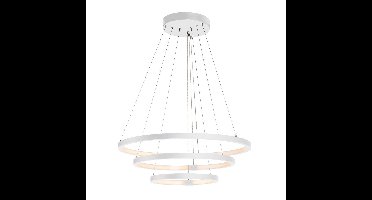 SLV Led hanglampOne Triple 3-rings Ø 80cm dimbaar wit - 1002914
