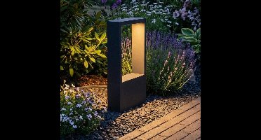 SLV PadverlichtingFlatt 36cm zwart - 1010104