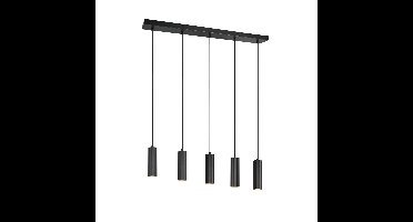 Trio 5-lichts hanglampSoka zwart - 367700532