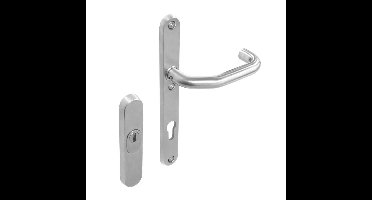 Intersteel VoordeurbeslagVurano kerntrekbeveiliging smal PC 92mm RVS - 0035.398349