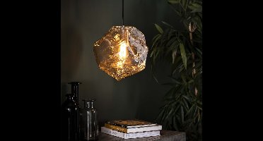 Lyora Moderne hanglampRock chroom glas - 7227/39C