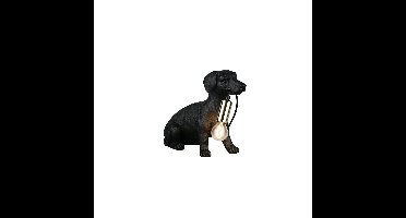 Trio TafellampRudi hondje zwart - R56601002