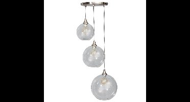 ETH Stoere hanglampCalvello 3-lichts metaalgrijs - 05-HL4410-60