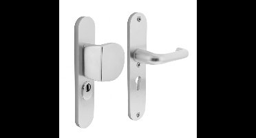 Intersteel Voordeurbeslag ovaalVurano kerntrekbeveiliging PC 55mm RVS - 82.379.629