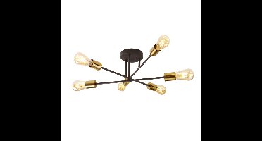 Searchlight Design plafondlampArmstrong Spider - 8046-6BK