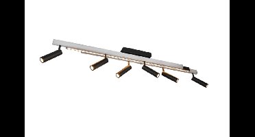 Trio 6-lichts led spotZeno metaal met zwart - 648310705