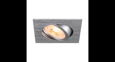 SLV InbouwspotNew Tria 68 vierkant - aluminium - GU10 - 1007373