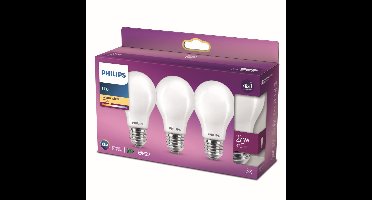 Philips 4,5W - E27 - 2700K - 470 lumen set van 3 - 929001242959