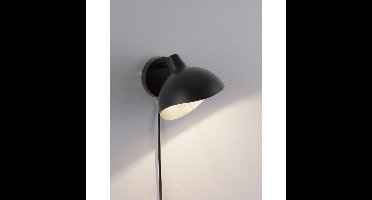 Lyora WandlampGeti zwart met gouden binnenkant - 9555806