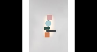 Lyora Vrolijke wandlampMargot gekleurd 68,2cm - 9130641