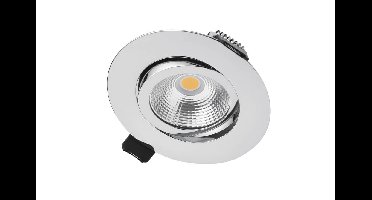 Lyora Platte inbouwspotLux Slim 3000K - chroom - ILDL65L004