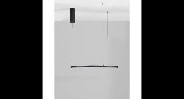 Lyora Ronde hanglampTarquin zwart Ø 60cm - 9345601