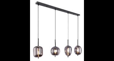 Globo HanglampBlacky zwart 4-lichts - 15345-4