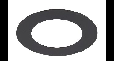 SLV Inbouwframe voorNuminos S rond 160/100mm zwart - 1006139