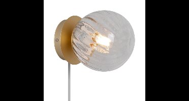 Nordlux Glazen wandlampChisell messing - 2312111035