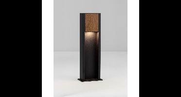 Lyora TuinlampKioo zwart met hout - 9136428