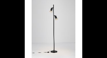 Lyora Design vloerlampLuvia zwart met goud - 9011450