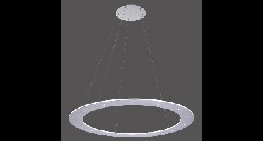 Paul Neuhaus Led hanglampPure Cosmo geborsteld metaal - Ø 75cm - 2539-95