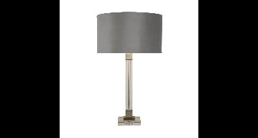 Searchlight Design tafellampScarborough goud met grijze kap - EU67521GY