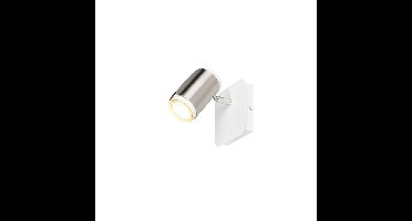 Trio OpbouwspotGillan nikkel met wit - 814570107