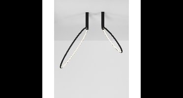 Lyora Design plafondlampGarve zwart Ø 40cm en Ø 60cm - 9085245