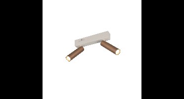 Trio 2-lichts opbouwspotAmbala mokka bruin - 849210265