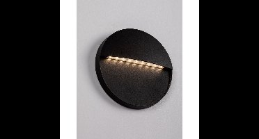 Lyora Ronde wandlampRodix zwart - 9136437