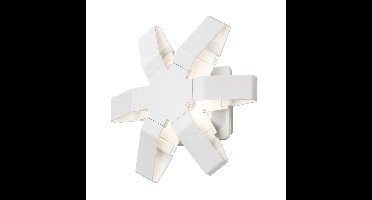 KonstSmide Ultra design buitenlampPescara Star 25cm wit - 7977-250