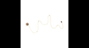 Lucide Vibes Unieke plafondlampJanderin 500cm champagne - 24205/54/05