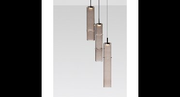 Lyora Unieke hanglampSano 3-lichts smoke glas - 9009167