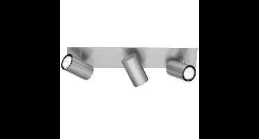 Trio Moderne plafondspotSeries 8024 3-lichts nikkel mat - 802400307