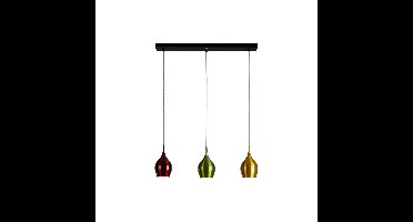 Searchlight 3-lichts hanglampVibrant gekleurd - 6463-3