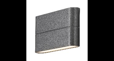 KonstSmide Vlakke up en downlighterChieri 17cm antraciet - 7973-370