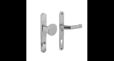 Intersteel VoordeurbeslagVurano smal PC 92mm kerntrekbeveiliging aluminium - 82.379.849