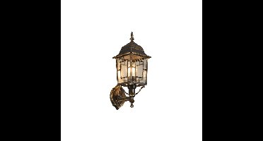 Trio Klassieke wandlampVolturno antiek bruin - 205960128