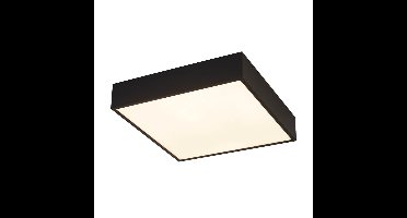 Searchlight Badkamer plafondlampZeus vierkant zwart - 72370BK