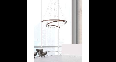 Lyora Design hanglampFerrol koffie bruin triple - 6265004