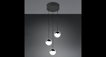 Trio 3-lichts hanglampSenta rond chroom - R33553306