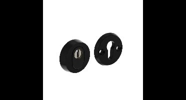 Intersteel VeiligheidsrozetSalus rond kerntrekbeveiliging aluminium zwart - 0023.375002