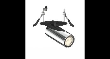 Lyora Inbouw spotTevo Mini zwart met chroom - V106100SBC