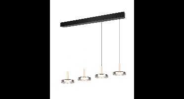 Trio 4-lichts led hanglampCeleste smoke glas - 354910432